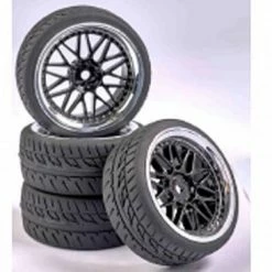 CARSON 1:10 Wheel Set Y-Design1 (4) Bl./ch