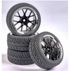 CARSON 1:10 Wheel Set Y-Design2 (4) Bl./ch